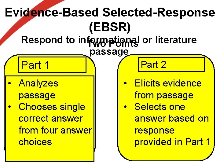Transition to College and Career Ready Assessment English