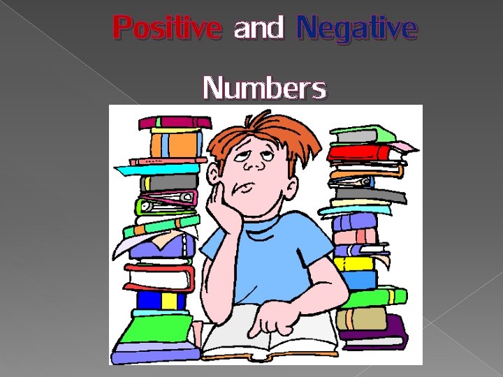 Positive and Negative Numbers 