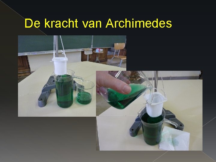 De kracht van Archimedes De kracht van Archimedes