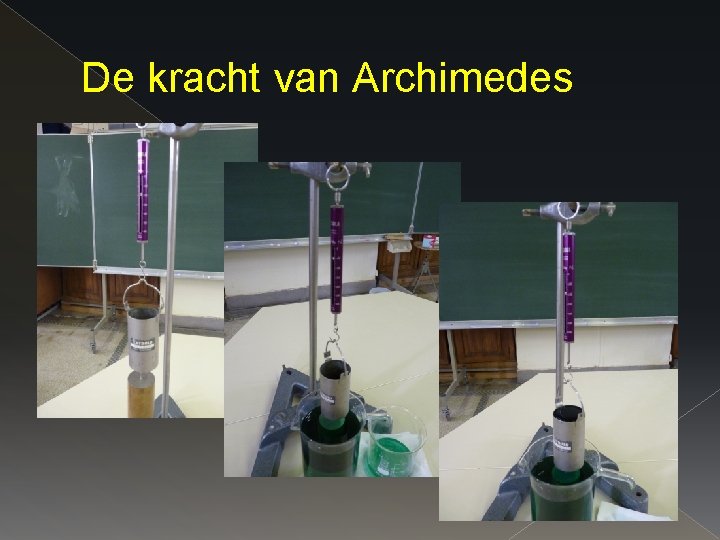 De kracht van Archimedes De kracht van Archimedes