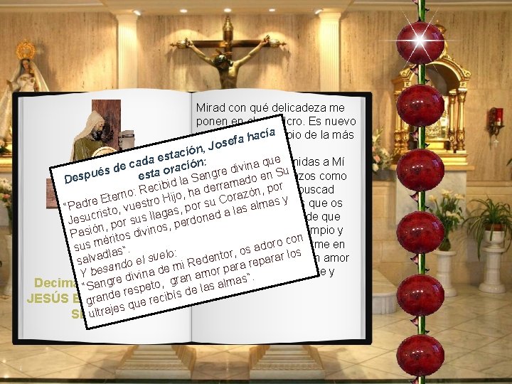 Mirad con qué delicadeza me ponen en el sepulcro. Es nuevo y, por lo Mirad con qué delicadeza me ponen en el sepulcro. Es nuevo y, por lo