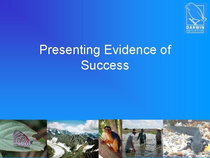 Presenting Evidence of Success 