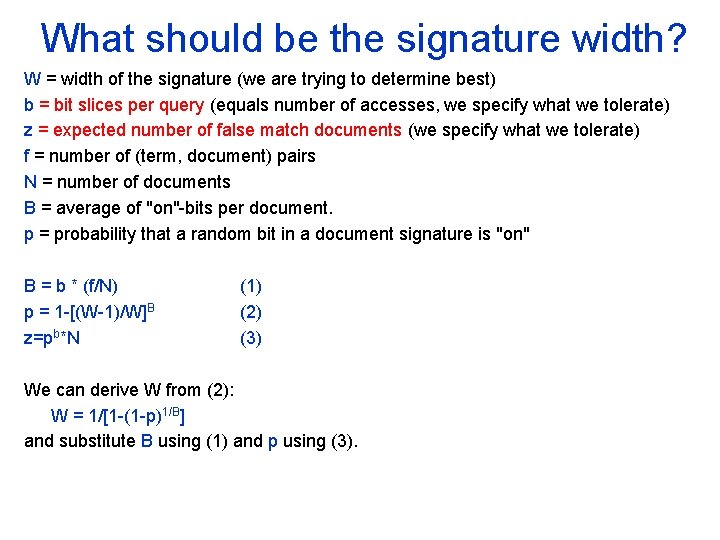 What should be the signature width? W = width of the signature (we are