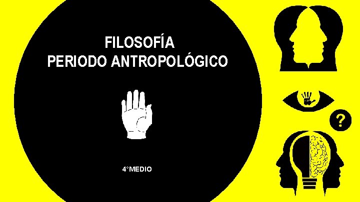 FILOSOFÍA PERIODO ANTROPOLÓGICO 4°MEDIO 