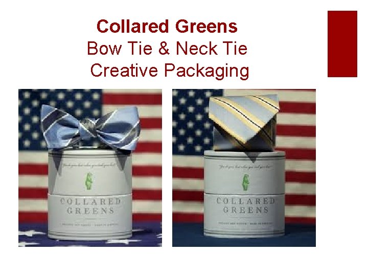 Collared Greens Bow Tie & Neck Tie Creative Packaging 