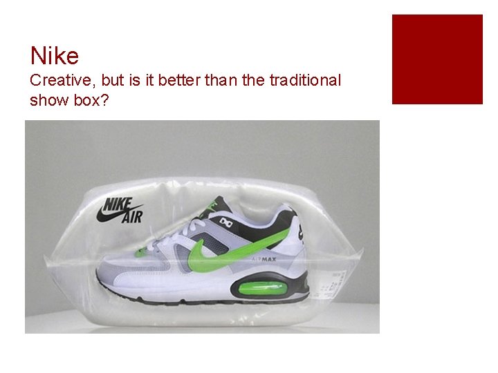 Nike Creative, but is it better than the traditional show box? 