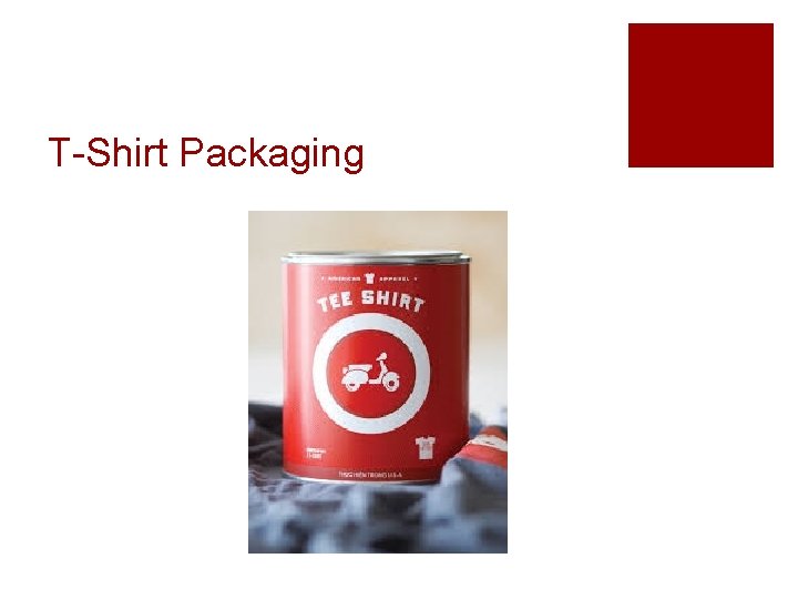 T-Shirt Packaging 