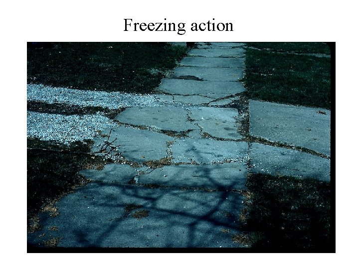 Freezing action 