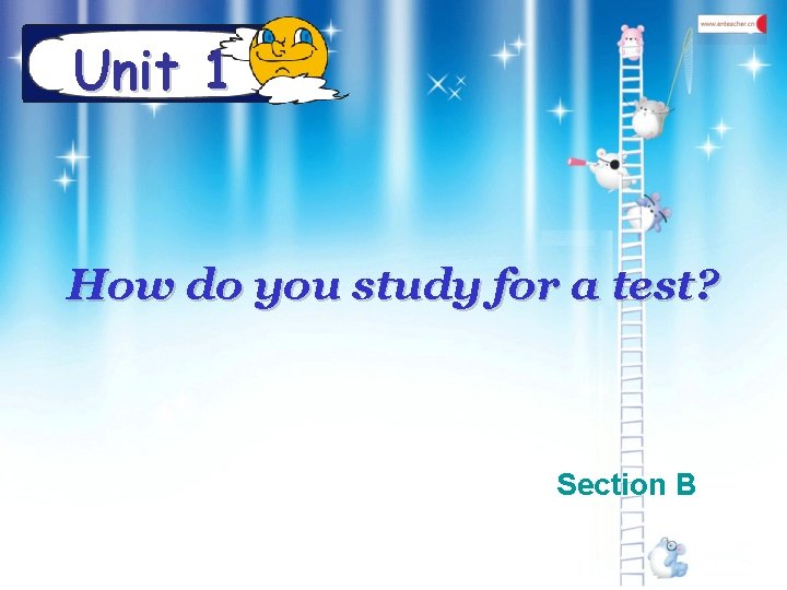 Unit 1 How do you study for a test? Section B 