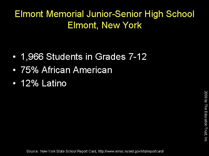 Elmont Memorial Junior-Senior High School Elmont, New York • 1, 966 Students in Grades