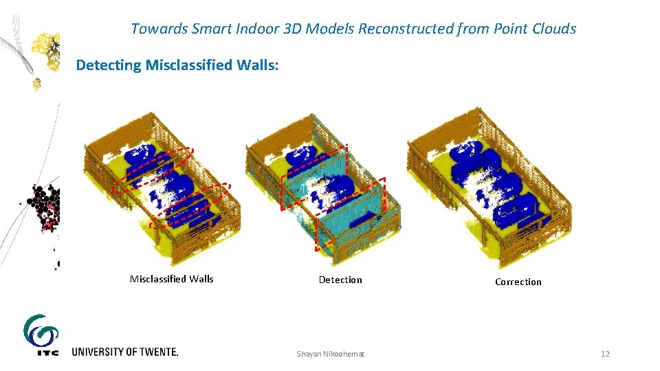 Towards Smart Indoor 3 D Models Reconstructed from Point Clouds Detecting Misclassified Walls: Misclassified