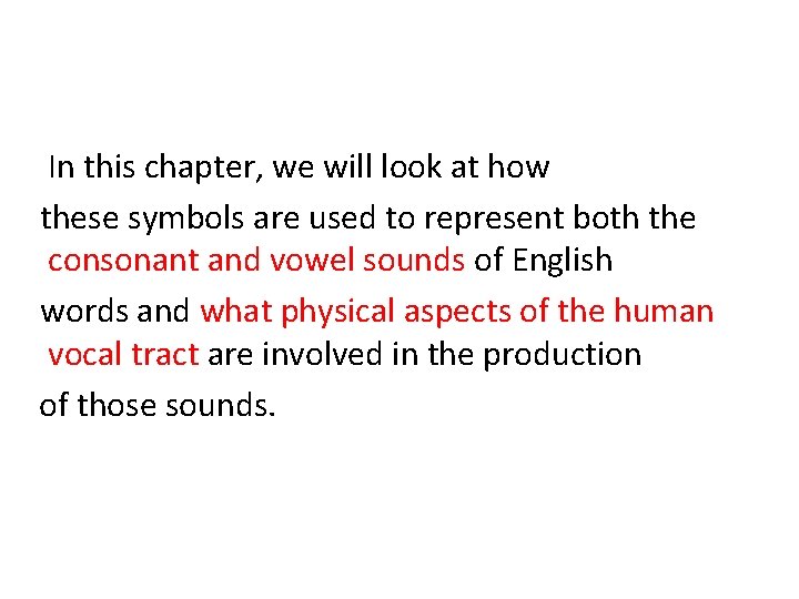 In this chapter, we will look at how these symbols are used to represent