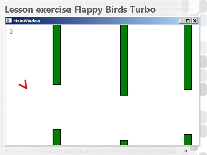 Lesson exercise: Flappy Birds Turbo 23 