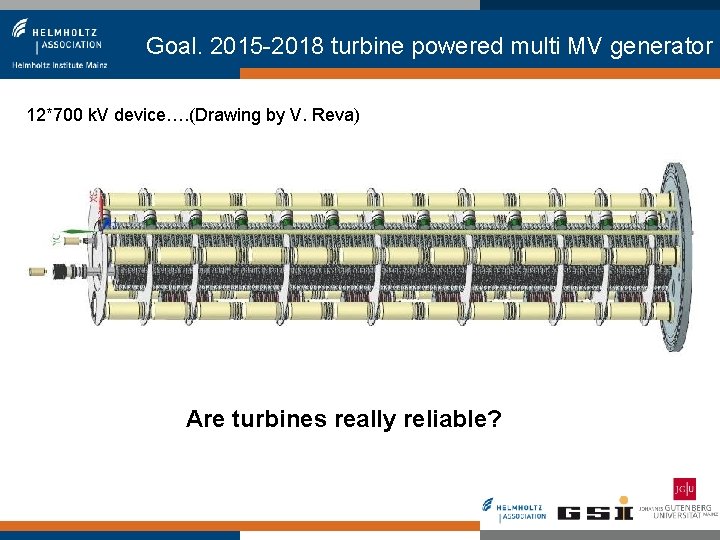 Goal. 2015 -2018 turbine powered multi MV generator 12*700 k. V device…. (Drawing by