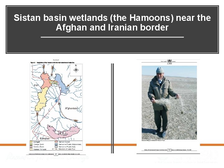 Sistan basin wetlands (the Hamoons) near the Afghan and Iranian border 