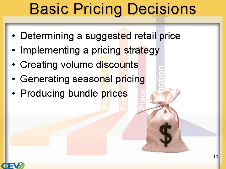 Basic Pricing Decisions • • • Determining a suggested retail price Implementing a pricing Basic Pricing Decisions • • • Determining a suggested retail price Implementing a pricing