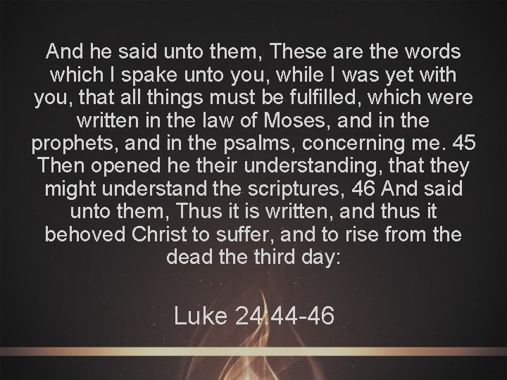 And he said unto them, These are the words which I spake unto you,