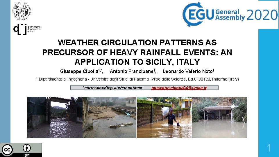 WEATHER CIRCULATION PATTERNS AS PRECURSOR OF HEAVY RAINFALL EVENTS: AN APPLICATION TO SICILY, ITALY