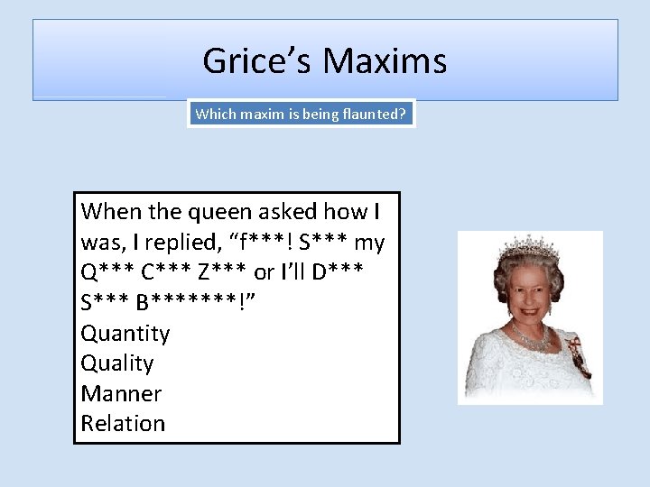 The BIG Question Keywords Whats happening here Do