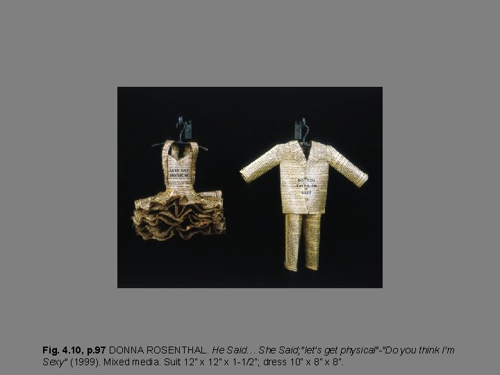 Fig. 4. 10, p. 97 DONNA ROSENTHAL. He Said… She Said; ”let’s get physical”-”Do