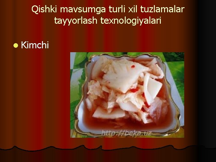 Qishki mavsumga turli xil tuzlamalar tayyorlash texnologiyalari l Kimchi 