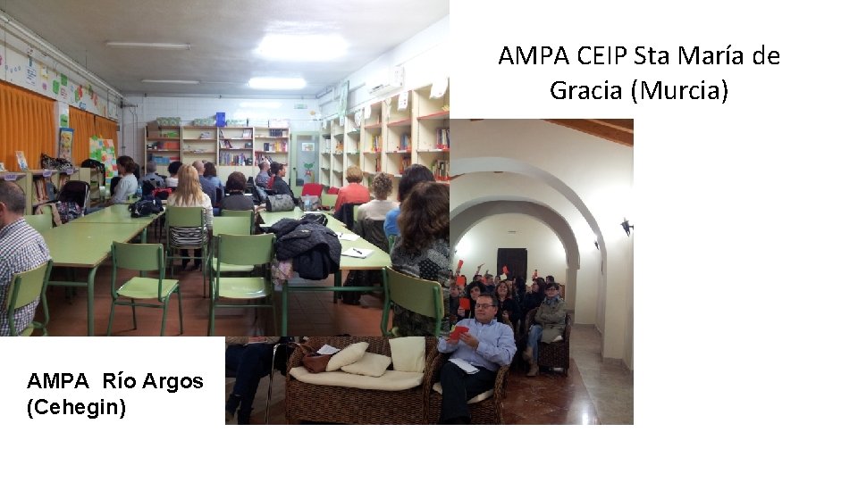 AMPA CEIP Sta María de Gracia (Murcia) AMPA Río Argos (Cehegin) 