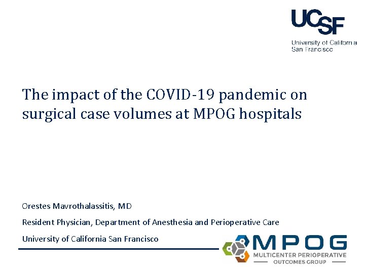 The impact of the COVID19 pandemic on surgical