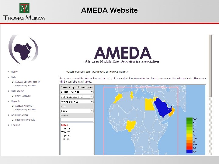 AMEDA Website 