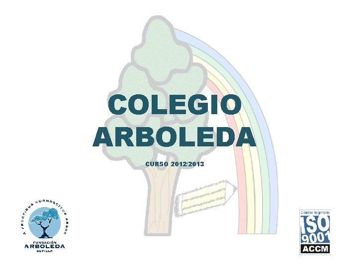 COLEGIO ARBOLEDA CURSO 2012/2013 