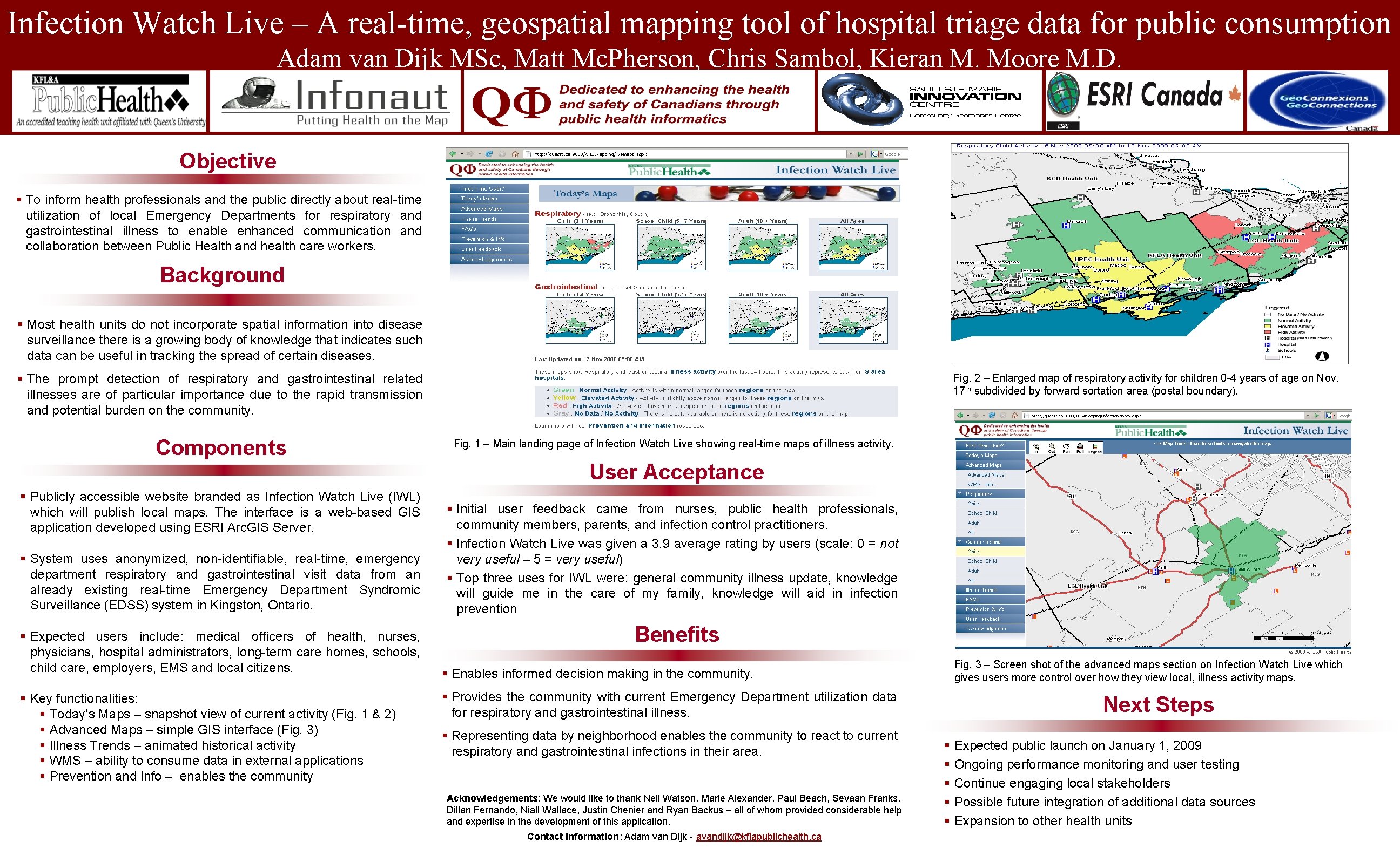 Infection Watch Live – A real-time, geospatial mapping tool of hospital triage data for
