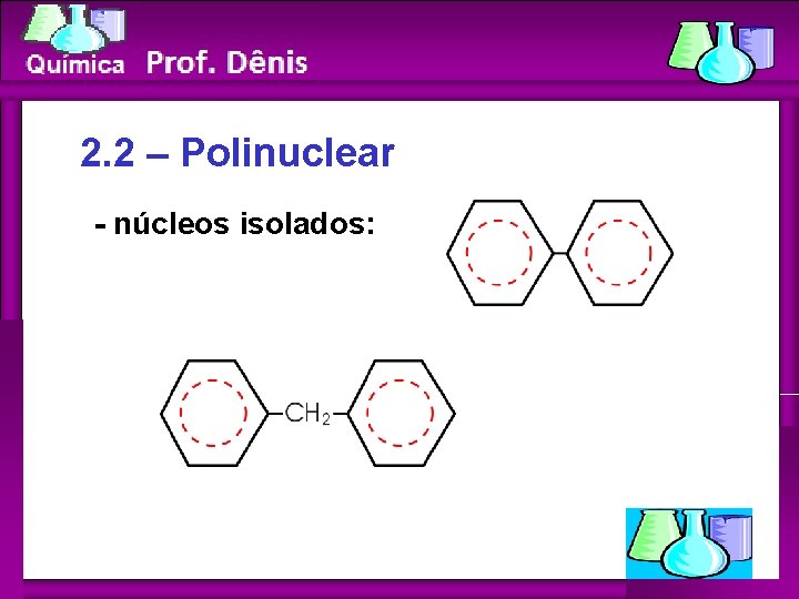 Química 2. 2 – Polinuclear - núcleos isolados: 