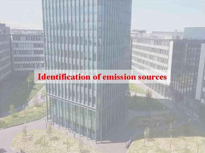 Identification of emission sources 