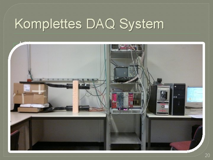 Komplettes DAQ System � hhh 20 