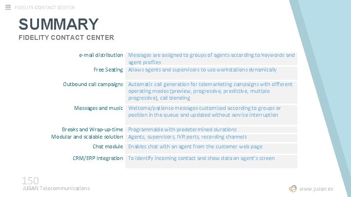 FIDELITY CONTACT CENTER SUMMARY FIDELITY CONTACT CENTER e-mail distribution Messages are assigned to groups