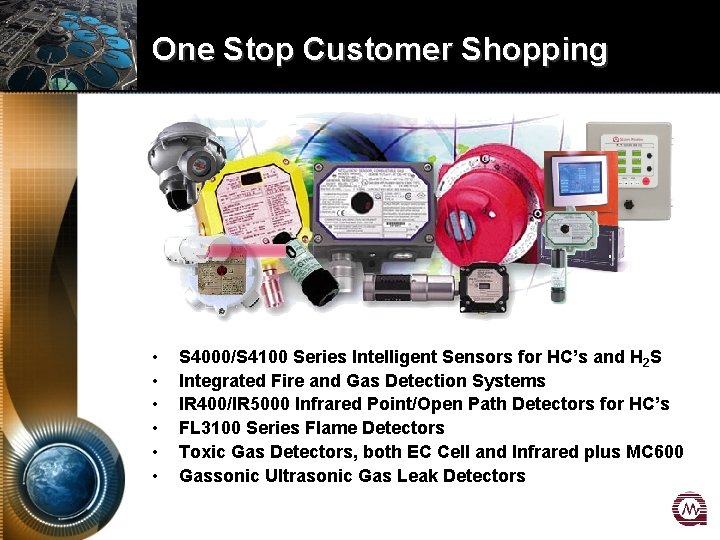 One Stop Customer Shopping • • • S 4000/S 4100 Series Intelligent Sensors for