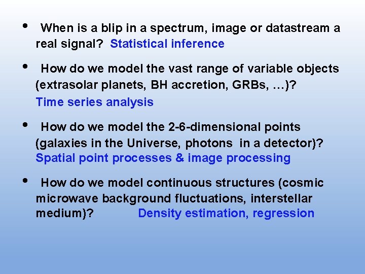  • When is a blip in a spectrum, image or datastream a real