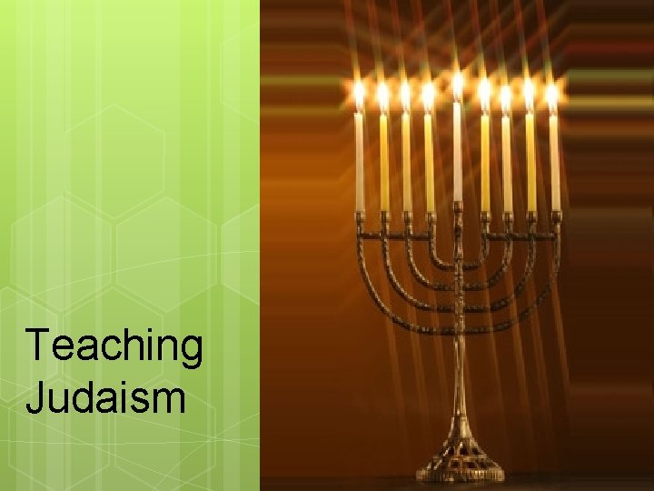 Teaching Judaism 