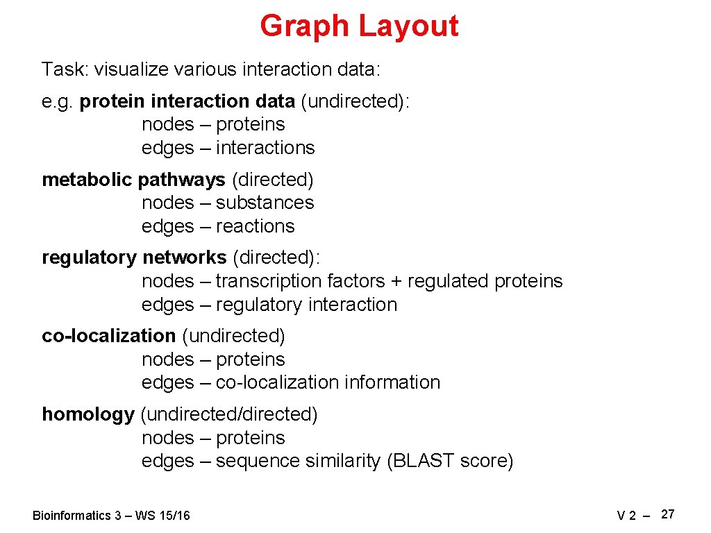 Bioinformatics 3 V 2 Clusters Dijkstra And Graph