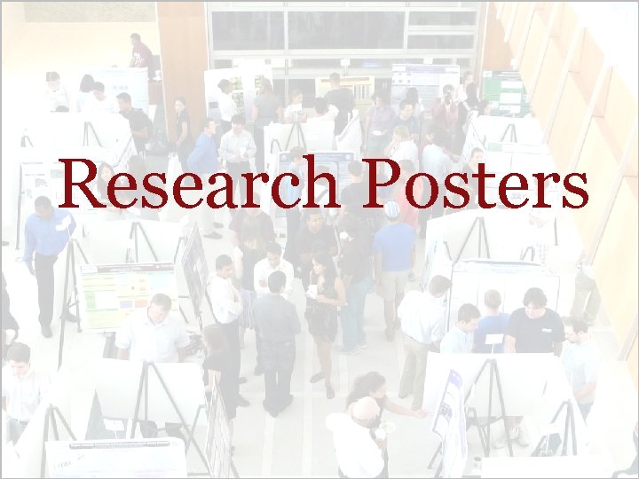 Research Posters 