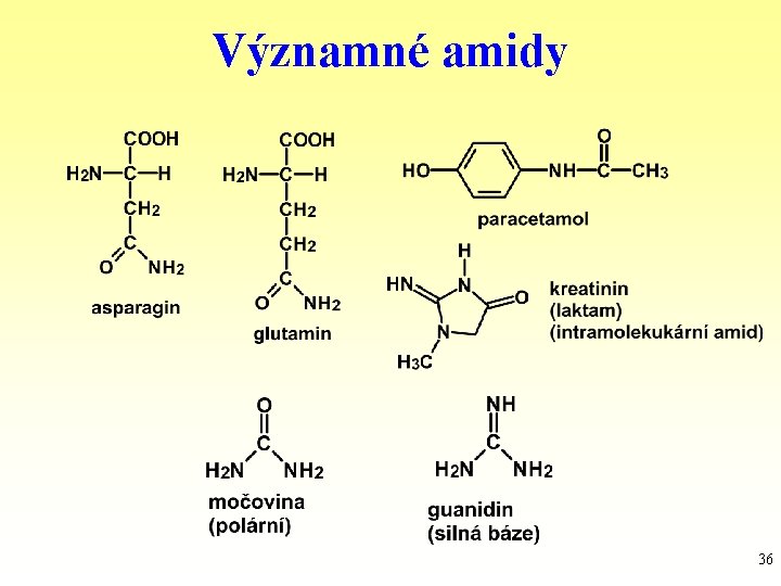 Významné amidy 36 