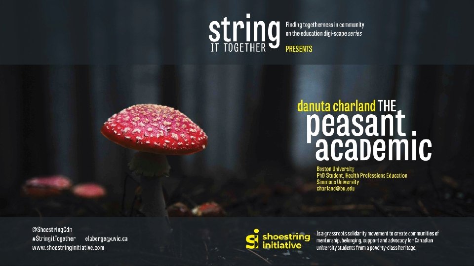 Danuta Charland – The Academic Peasant | 12/6/20 | 1 