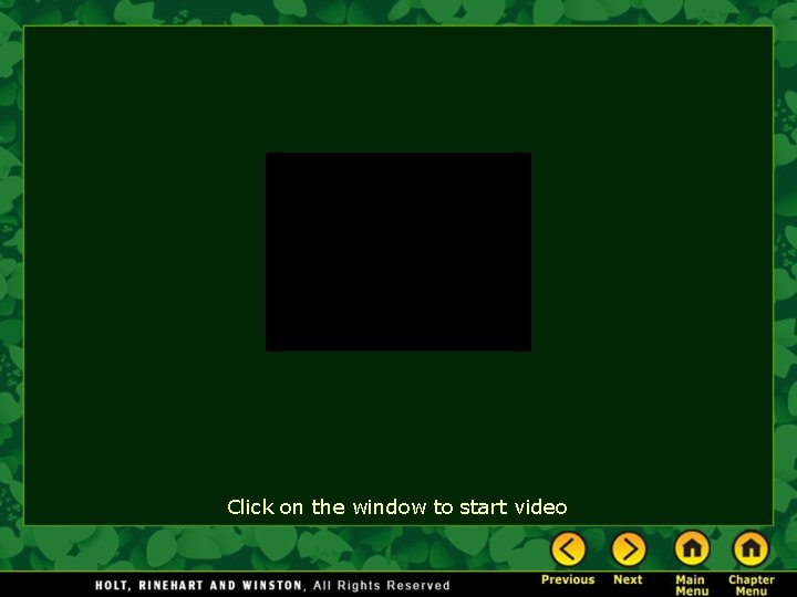 Click on the window to start video Click on the window to start video