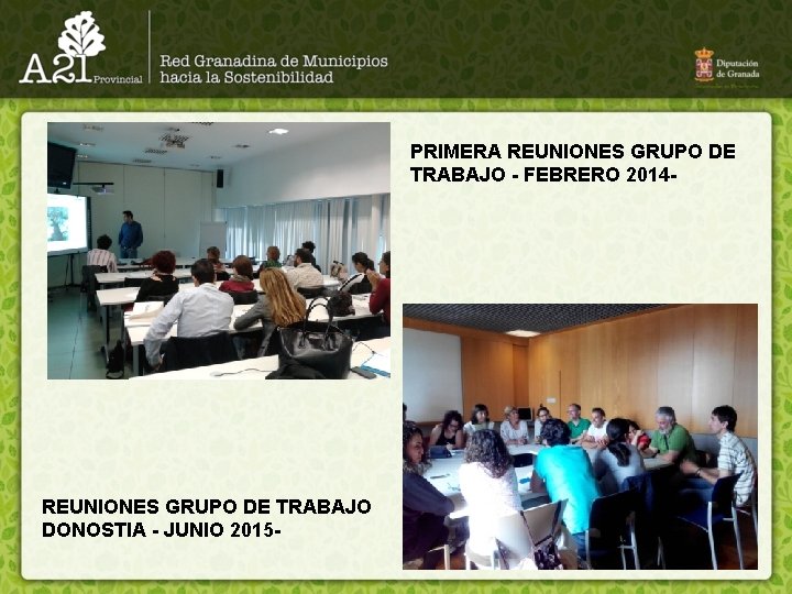 PRIMERA REUNIONES GRUPO DE TRABAJO - FEBRERO 2014 - REUNIONES GRUPO DE TRABAJO DONOSTIA