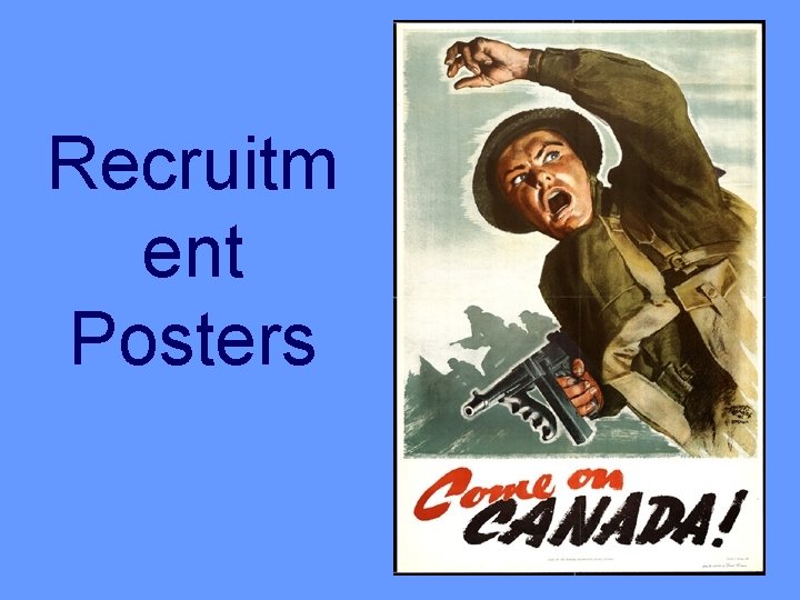 Recruitm ent Posters 