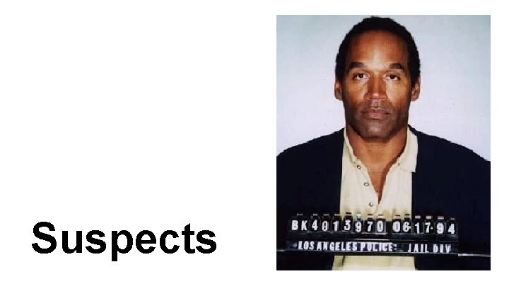 Suspects Suspects