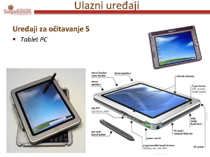 Ulazni uređaji Uređaji za očitavanje 5 § Tablet PC 23. 2. 2021. Glava 3