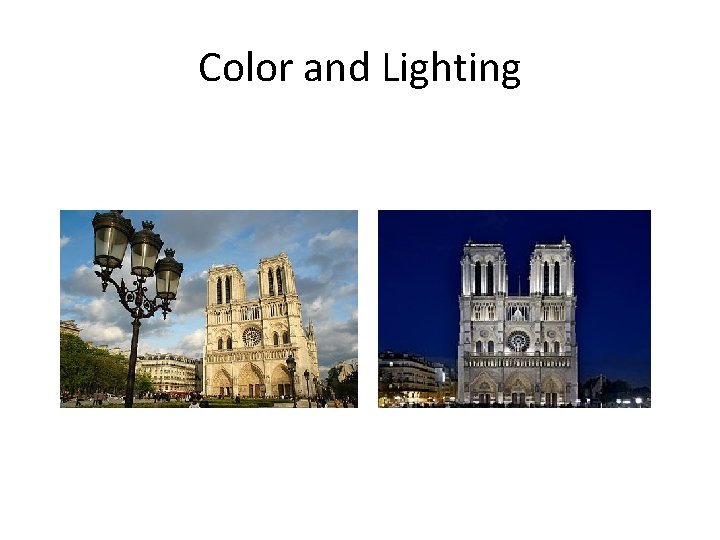 Color and Lighting 