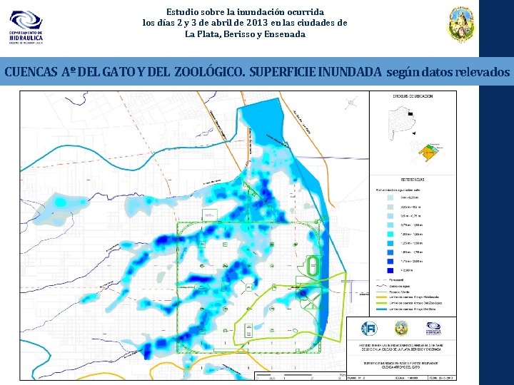 Estudio sobre la inundación ocurrida los días 2 y 3 de abril de 2013
