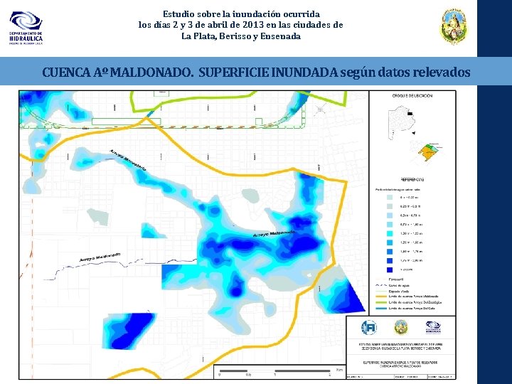 Estudio sobre la inundación ocurrida los días 2 y 3 de abril de 2013