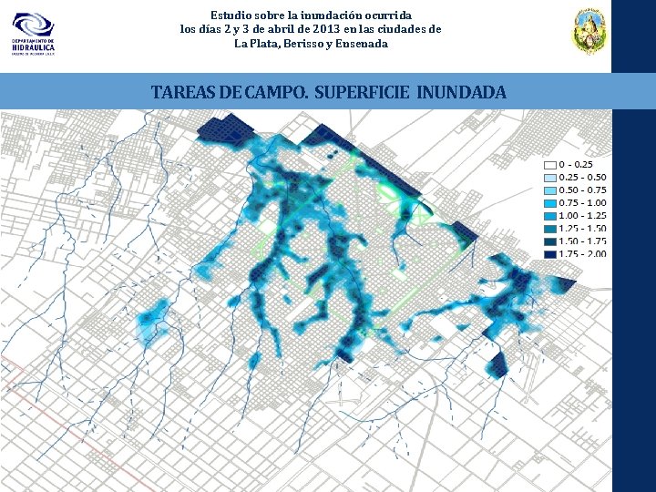 Estudio sobre la inundación ocurrida los días 2 y 3 de abril de 2013